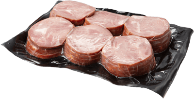 2 LB. Hickory Smoked Ham Biscuit Slices Package Shot