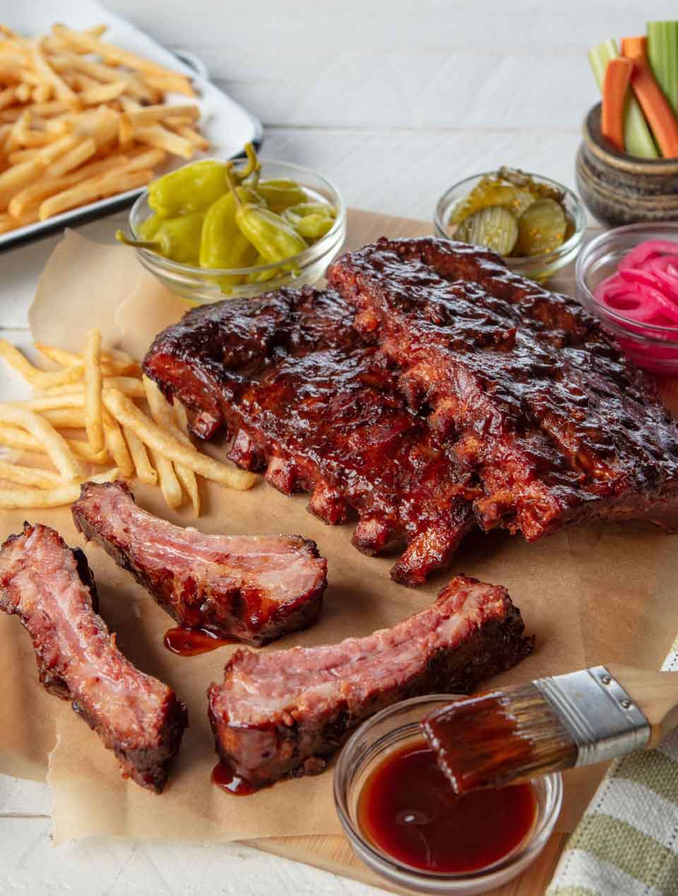 Back Pork Rib Signature Sauce Glamor Shot