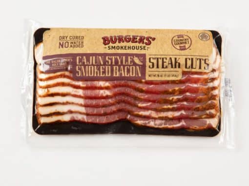 16 oz. Cajun Style Smoked Bacon- Steak Cuts
