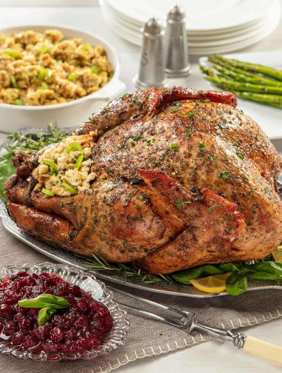 Herb Roasted Whole Turkey Glamor Shot