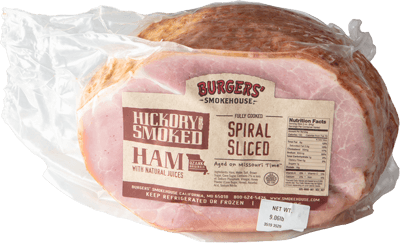 Hickory Smoked Ham 12 Ham Spiral Sliced package shot