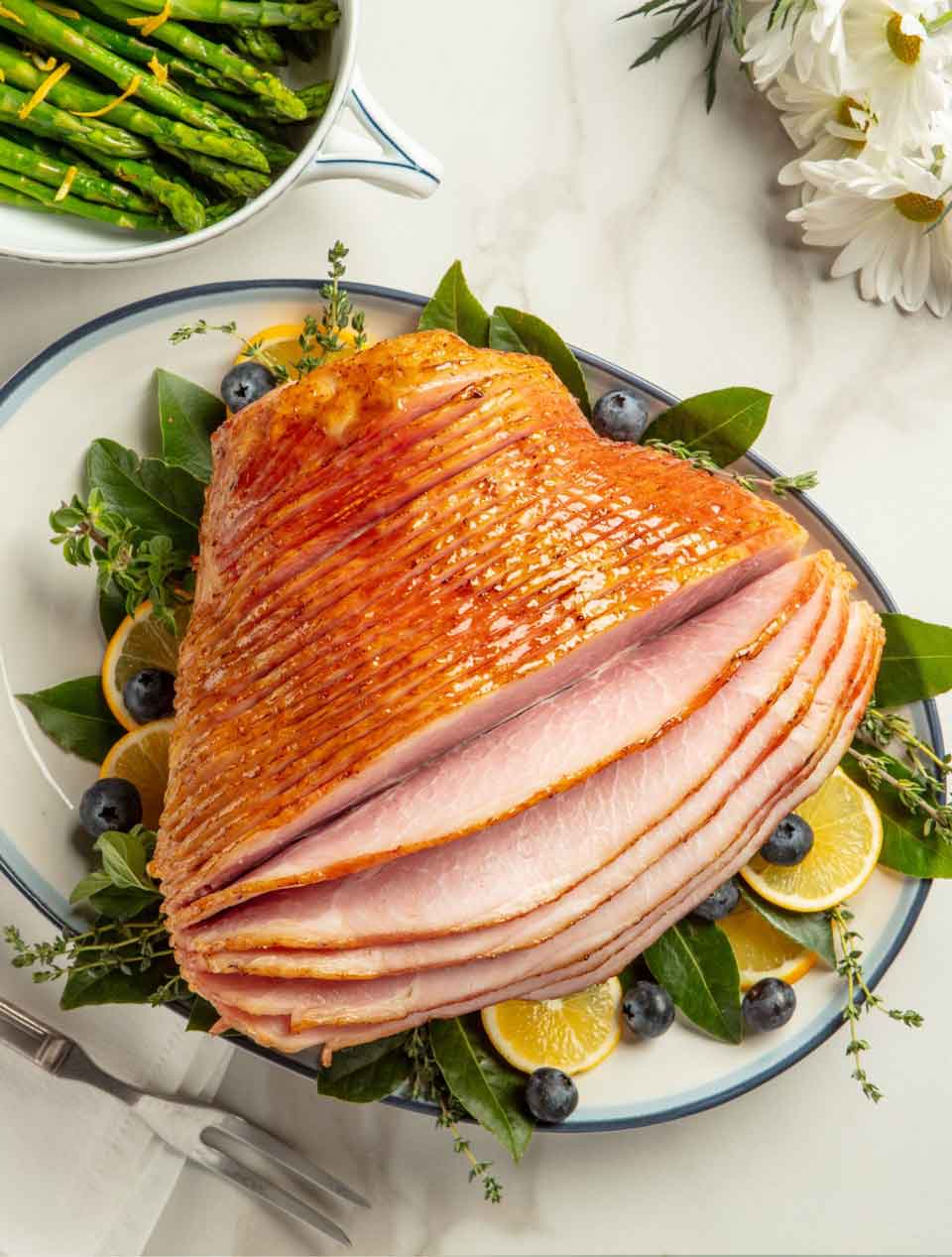 Hickory Smoked Ham Ham Spiral Sliced Glamor Shot