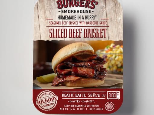 16 oz. SLICED BEEF BRISKET- SMOKED & SAUCED