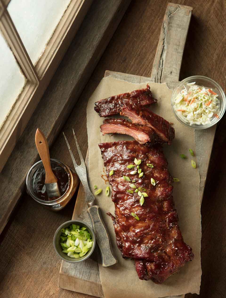 St. Louis Style Pork Rib Dry Rubbed Seasoned & Cured Glamor Shot